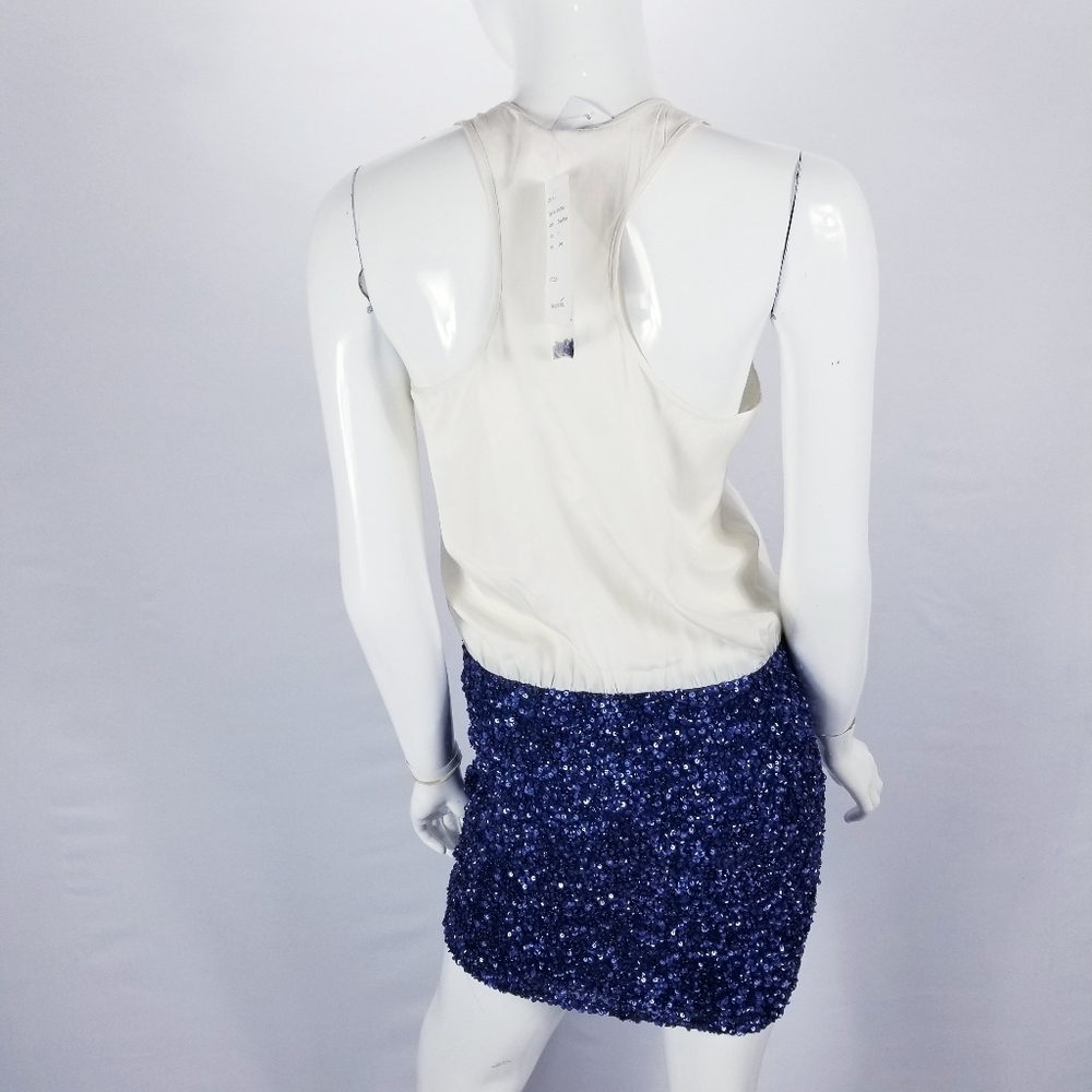 Parker Cluster Tank Dress Sequined Sequined Small - Picture 3 of 7